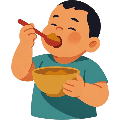 eat — illustration for the TotWord actions lesson