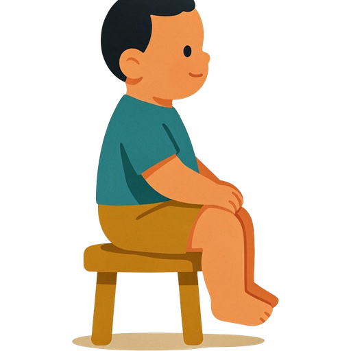 sit — illustration for the TotWord actions lesson