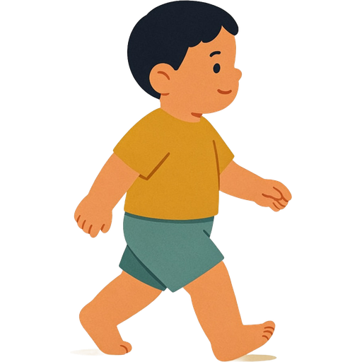 walk — illustration for the TotWord actions lesson