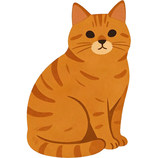 cat — illustration for the TotWord animals lesson