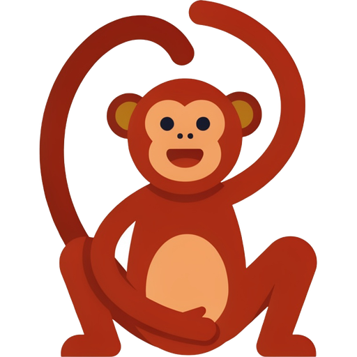 monkey — illustration for the TotWord animals lesson
