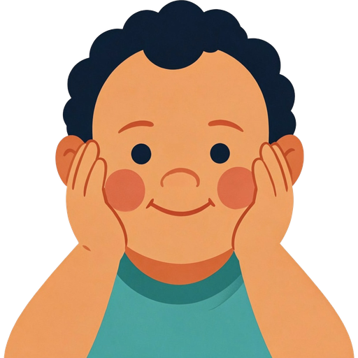 face — illustration for the TotWord body-parts lesson