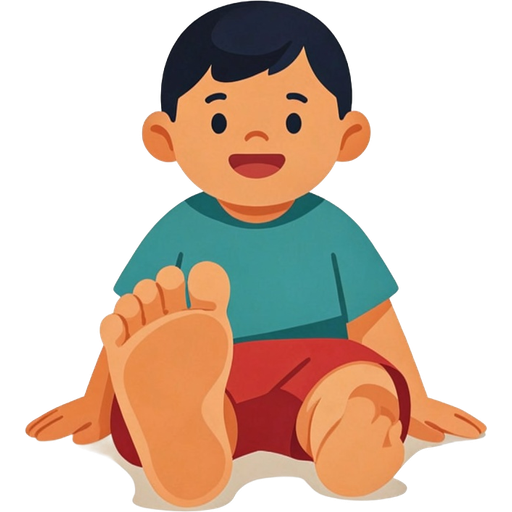 foot — illustration for the TotWord body-parts lesson