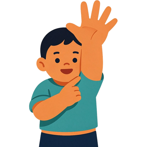 hand — illustration for the TotWord body-parts lesson