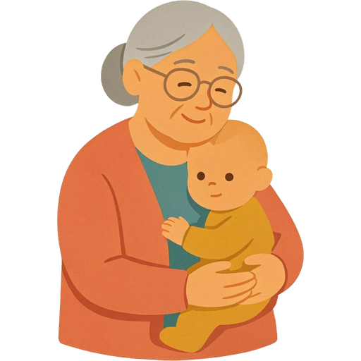 grandma — illustration for the TotWord family lesson