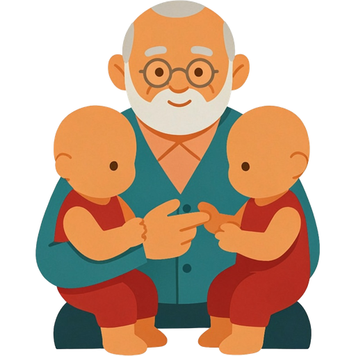 grandpa — illustration for the TotWord family lesson