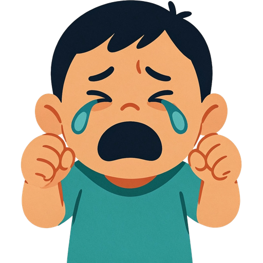 cry — illustration for the TotWord feelings lesson