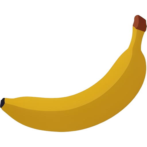 banana — illustration for the TotWord fruits lesson