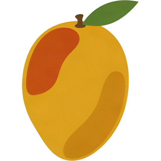 mango — illustration for the TotWord fruits lesson