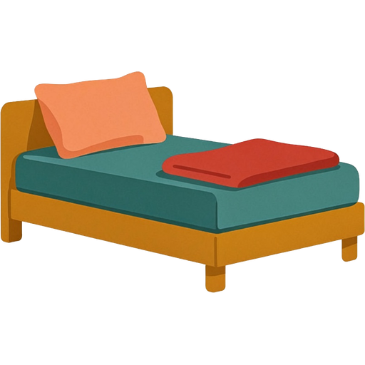 bed — illustration for the TotWord home-objects lesson