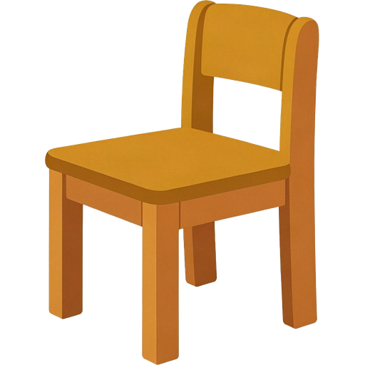 chair — illustration for the TotWord home-objects lesson