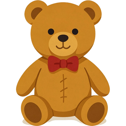 teddy — illustration for the TotWord toys lesson