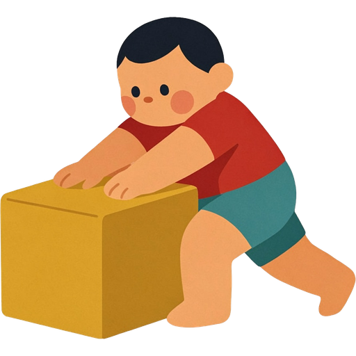 push — illustration for the TotWord actions lesson