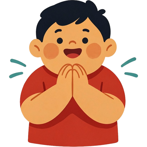 clap — illustration for the TotWord actions lesson