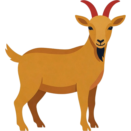goat — illustration for the TotWord farm-animals lesson