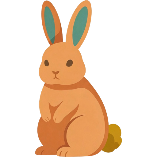 rabbit — illustration for the TotWord farm-animals lesson