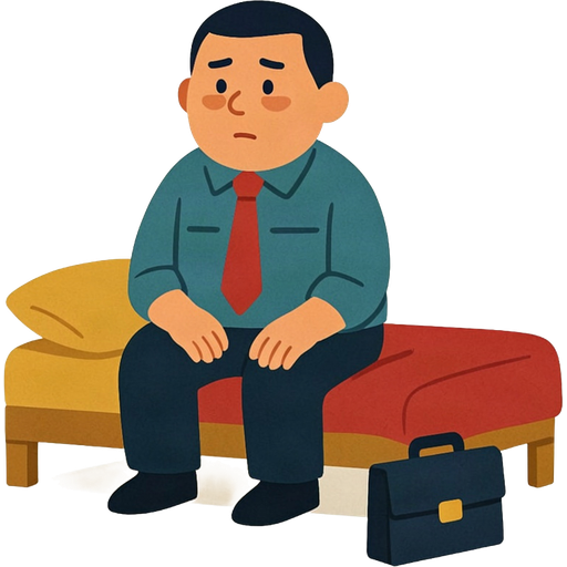 tired — illustration for the TotWord feelings lesson