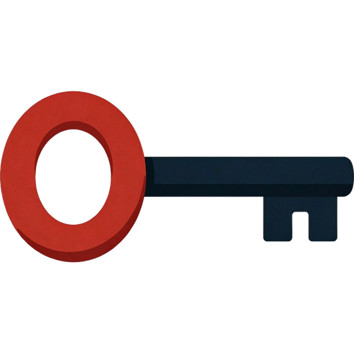 key — illustration for the TotWord home-objects lesson