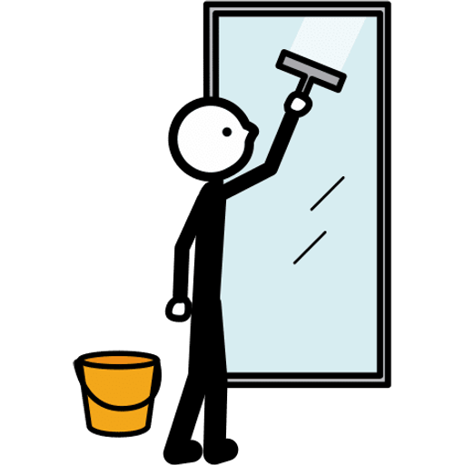 clean — illustration for the TotWord opposites lesson
