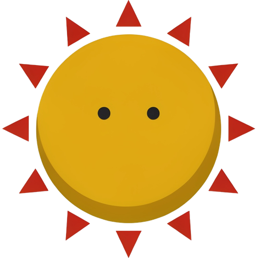 sun — illustration for the TotWord outdoors lesson