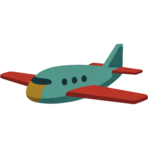 plane — illustration for the TotWord vehicles lesson