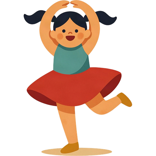 dance — illustration for the TotWord actions lesson