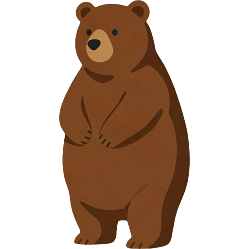 bear — illustration for the TotWord animals lesson