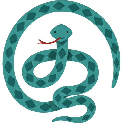snake — illustration for the TotWord animals lesson