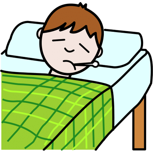 sick — illustration for the TotWord feelings lesson