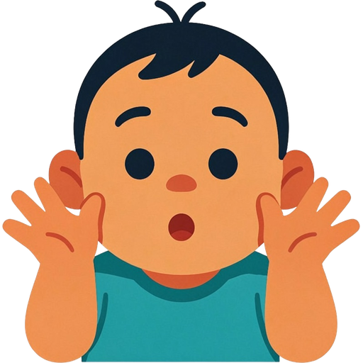 surprised — illustration for the TotWord feelings lesson