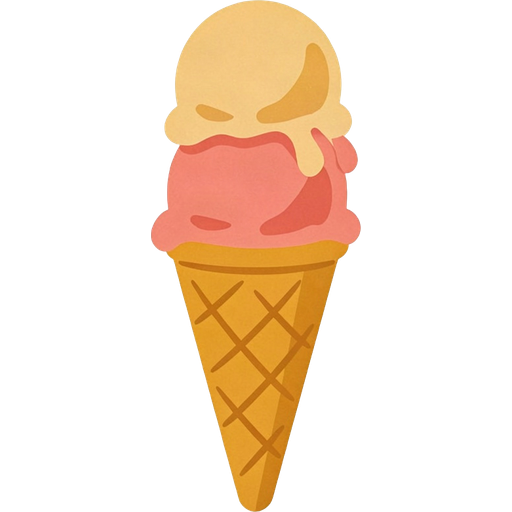 ice cream — illustration for the TotWord food lesson
