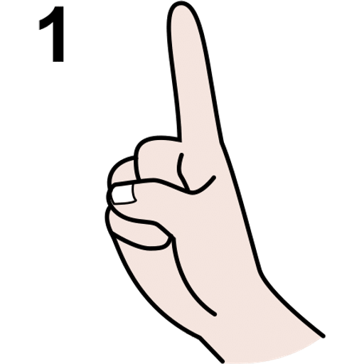 one — illustration for the TotWord numbers lesson