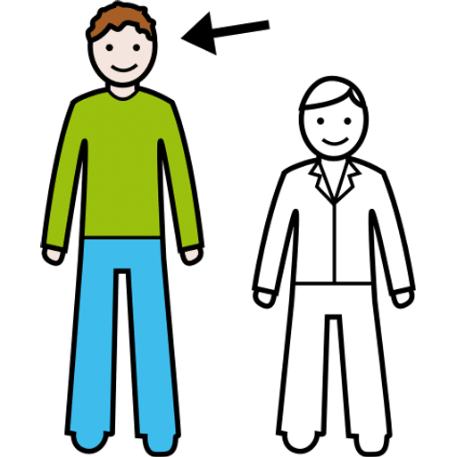 tall — illustration for the TotWord opposites lesson
