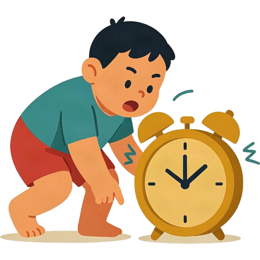 now — illustration for the TotWord time lesson