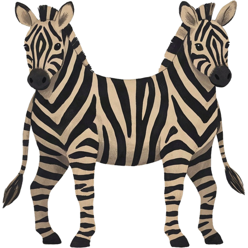 zebra — illustration for the TotWord animals lesson