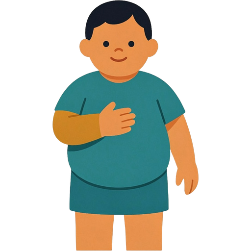 chest — illustration for the TotWord body-parts lesson