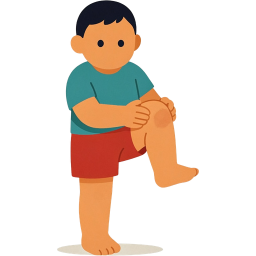 knee — illustration for the TotWord body-parts lesson