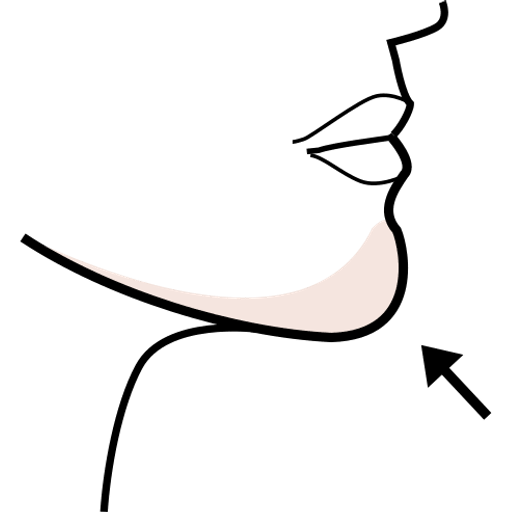 chin — illustration for the TotWord body-parts lesson