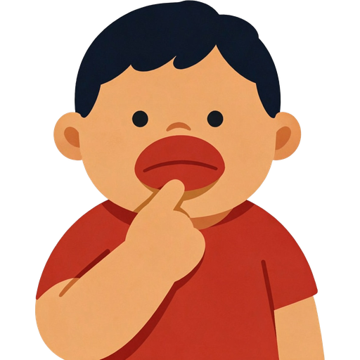 lip — illustration for the TotWord body-parts lesson