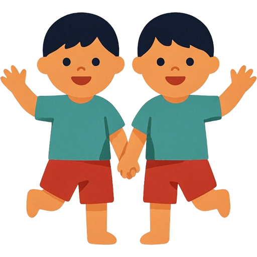 twin — illustration for the TotWord family lesson