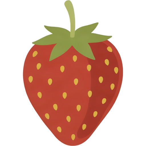 strawberry — illustration for the TotWord fruits lesson