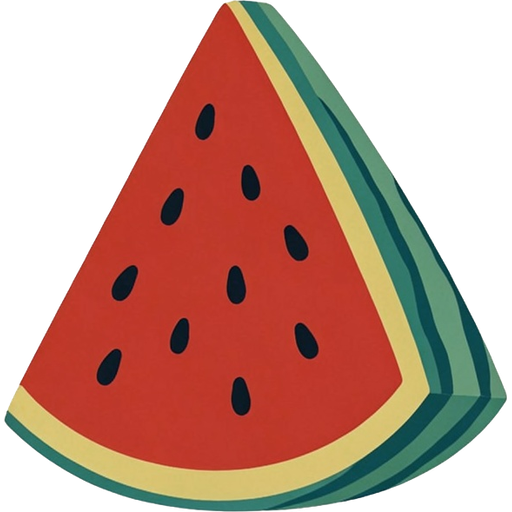 watermelon — illustration for the TotWord fruits lesson