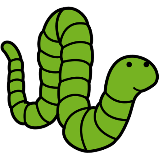 worm — illustration for the TotWord insects lesson