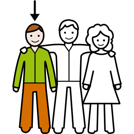 friend — illustration for the TotWord people lesson