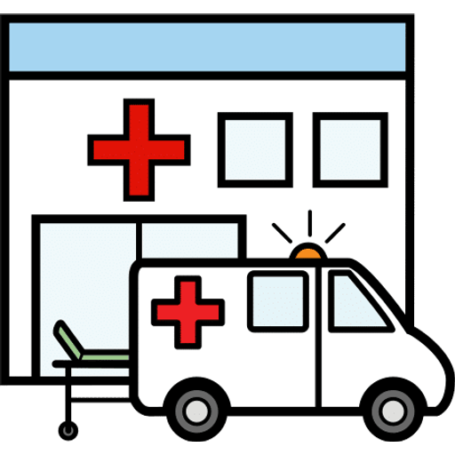 hospital — illustration for the TotWord places lesson