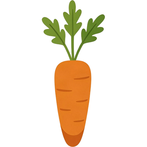 carrot — illustration for the TotWord vegetables lesson