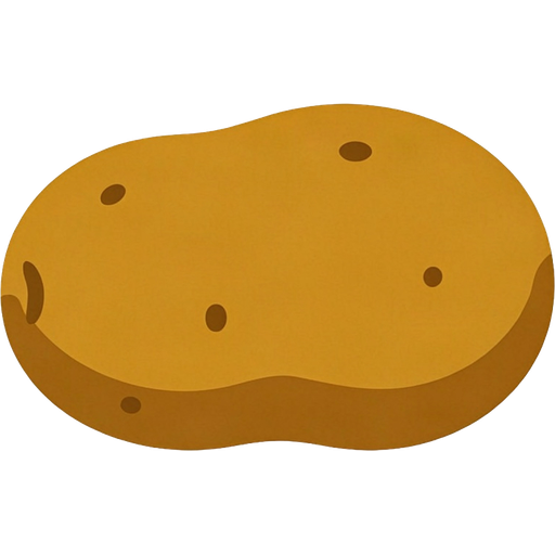 potato — illustration for the TotWord vegetables lesson