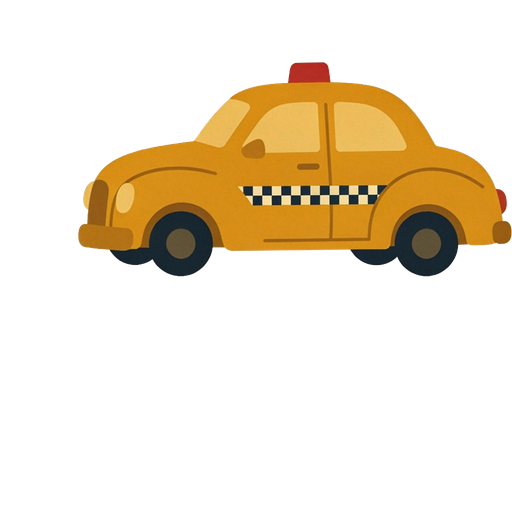 taxi — illustration for the TotWord vehicles lesson