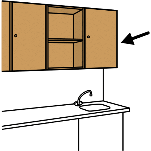 cupboard — illustration for the TotWord bedroom lesson