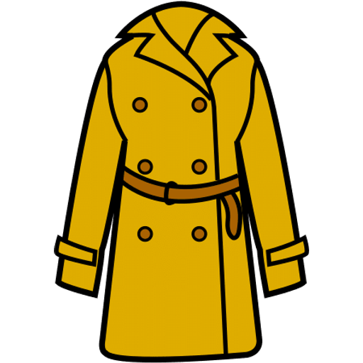 coat — illustration for the TotWord clothing lesson